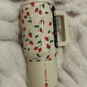 HydroJug Cream Strawberry Traveler 20oz